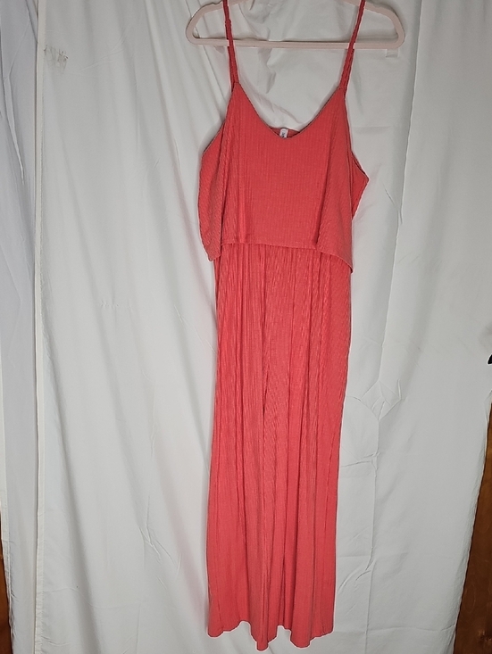 Zenana Outfitters Pants - Coral Sleeveless Jumpsuit